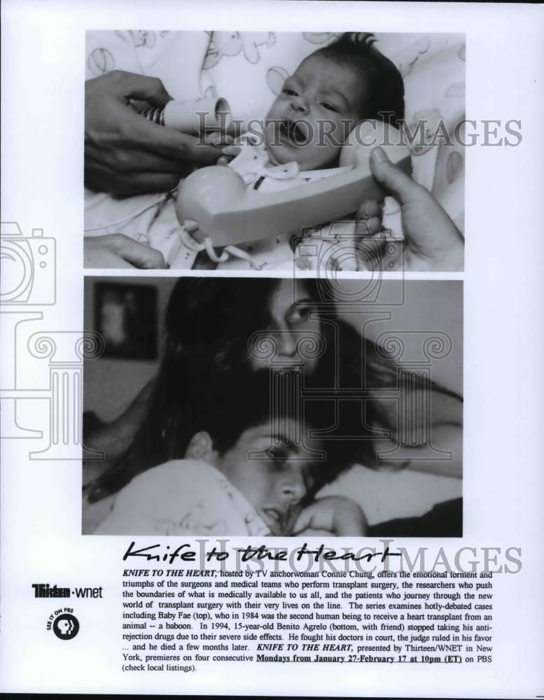 Press Photo Connie Chung Hosts Knife to the Heart - cvp25699 - Historic Images