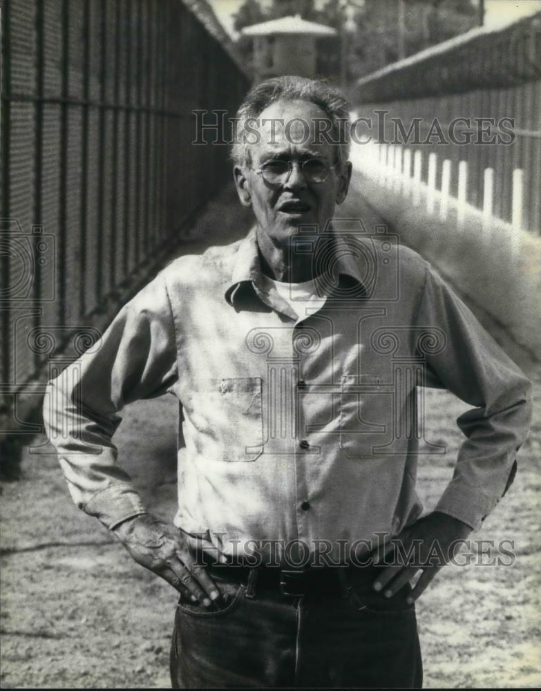 1980 Press Photo Henry Fonda as Clarence Earl Gideon on Gideon's Trumpet Movie - Historic Images
