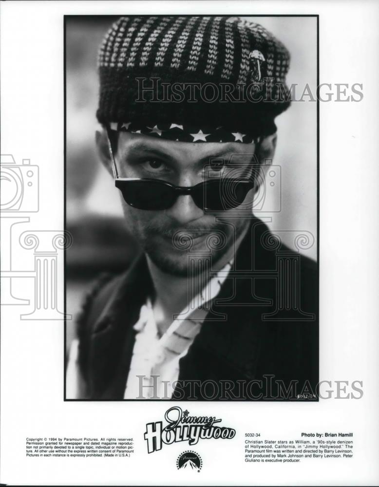 1995 Press Photo Christian Slater in &quot;Jimmy Hollywood&quot; - cvp22350 - Historic Images