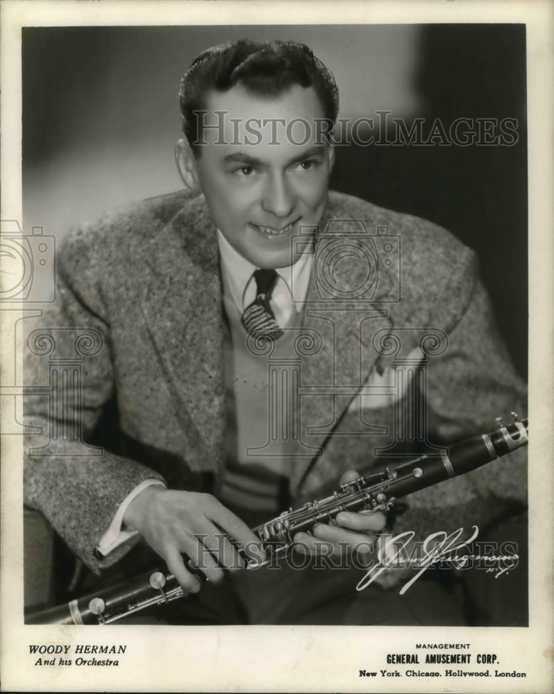 1949 Press Photo Woody Herman and his Orchestra - cvp22031 - Historic Images