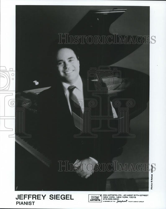 1992 Press Photo Jeffrey Siegel Pianist - cvp26533 - Historic Images