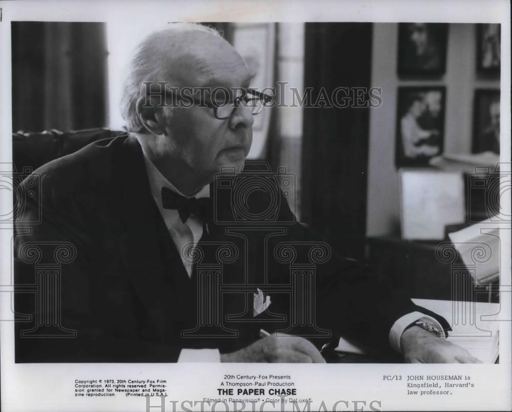 1973 Press Photo John Houseman in The Paper Chase - cvp23272 - Historic Images