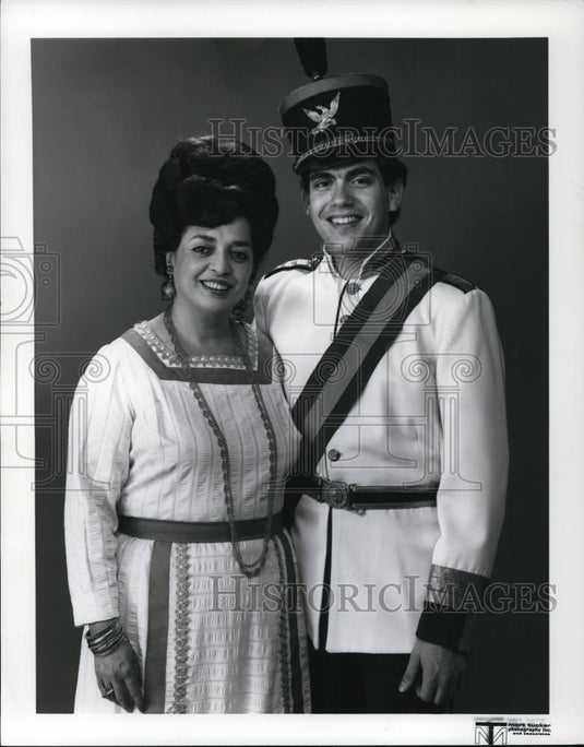 1976 Press Photo Corrine Khouri Soprano Frank Gallo Baritone - cvp27242 - Historic Images