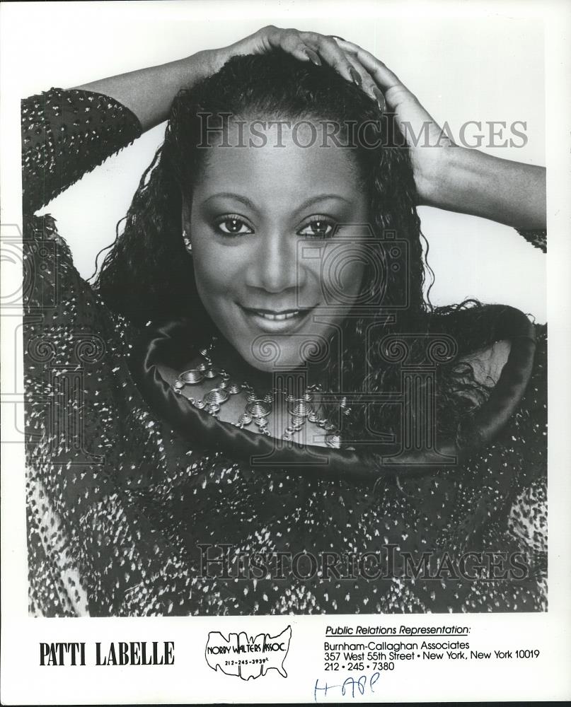 1984 Press Photo Patti LaBelle - cvp26497 - Historic Images