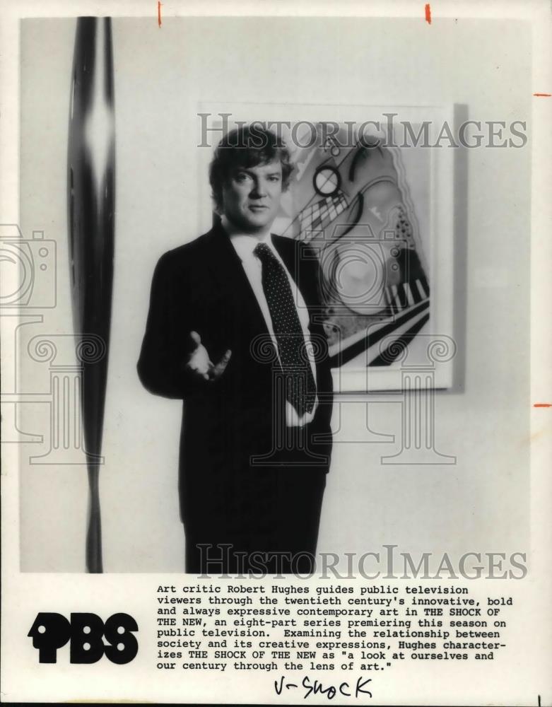 1980 Press Photo Robert Huges, art critic - cvp25374 - Historic Images