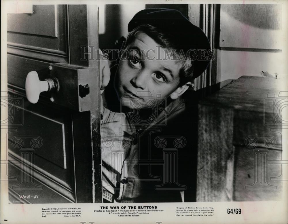 1965 Press Photo Martin Lartigue stars in The War of the Buttons - cvp26905 - Historic Images