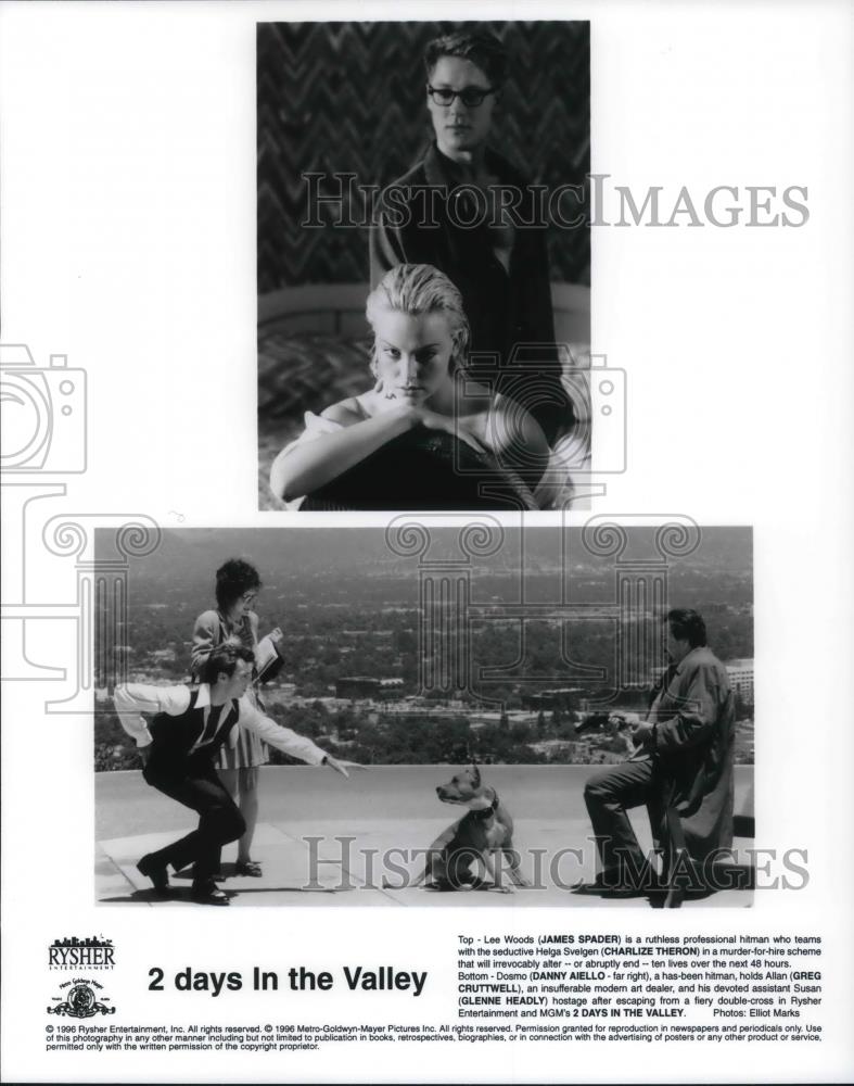 1996 Press Photo Greg Cruttwell Glenne Headly James Spader 2 days in the Valley - Historic Images