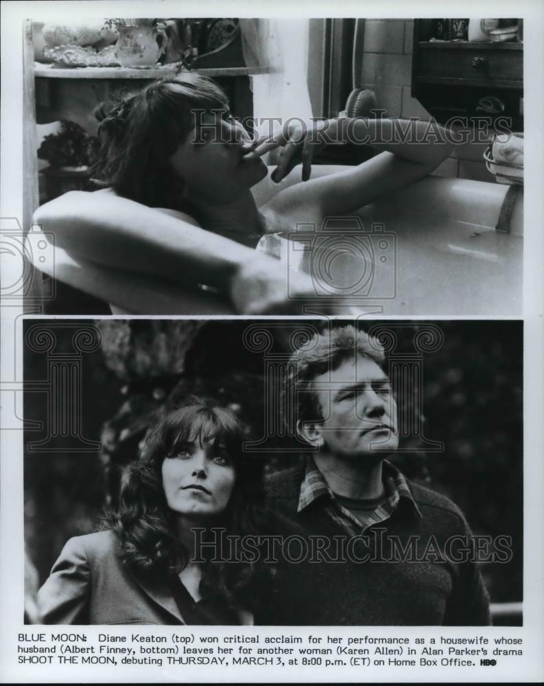 1983 Press Photo Diane Keaton in Shoot The Moon - cvp25284 - Historic Images