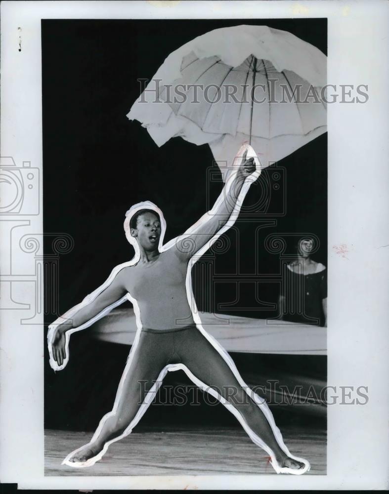 1980 Press Photo Judith Jameson American Dancer Choreographer Alvin Alley Dance - Historic Images