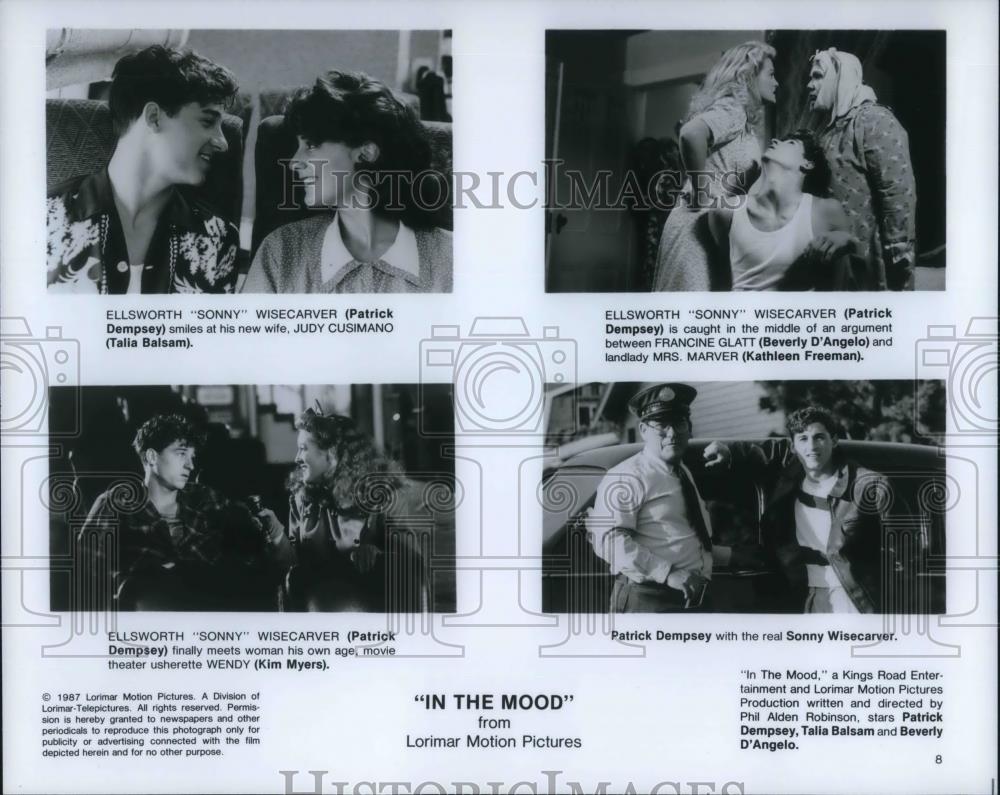 Press Photo Patrick Dempsey, Talia Balsam and Beverly D&#39;Angelo in In The Mood - Historic Images