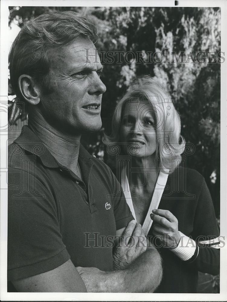 1978 Press Photo Tab Hunter And Angie Dickenson Police Woman - cvp26597 - Historic Images