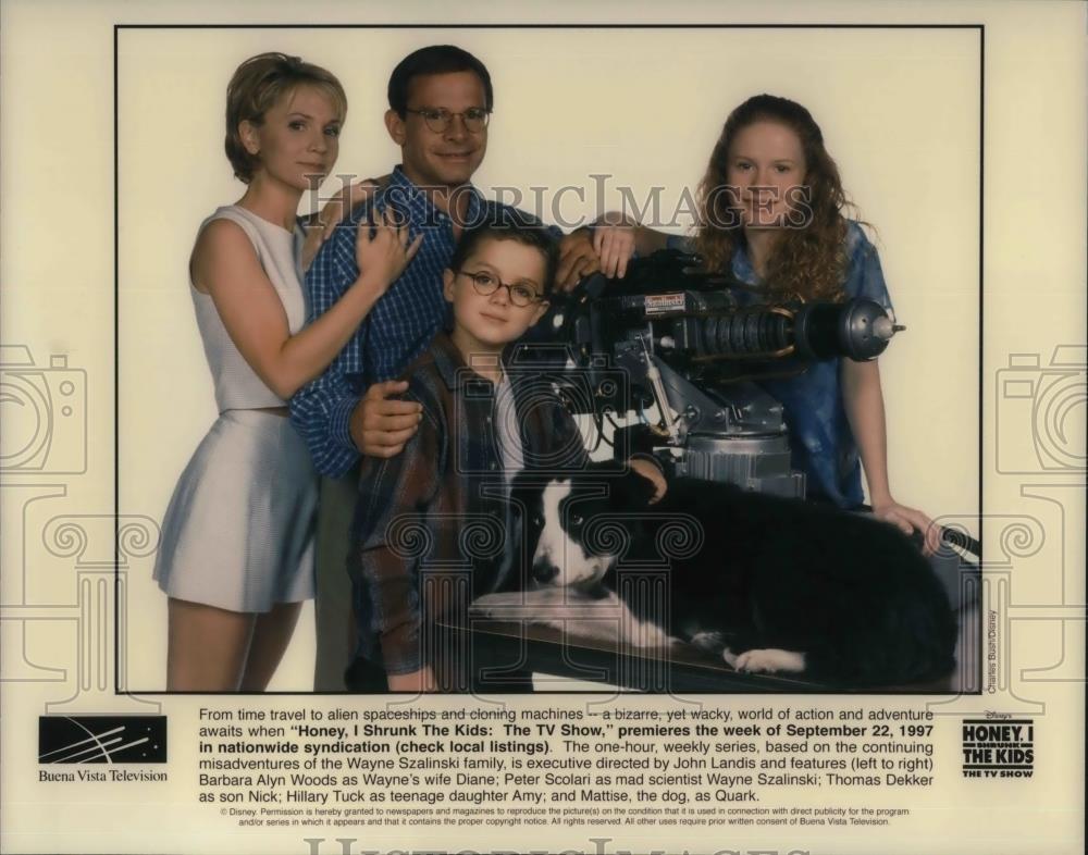 Press Photo Barbara Alyn Woods Peter Scolari Hillary Tuck and Thomas Dekker - Historic Images