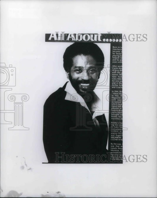 1978 Press Photo Bobby Hutcherson - cvp24229 - Historic Images