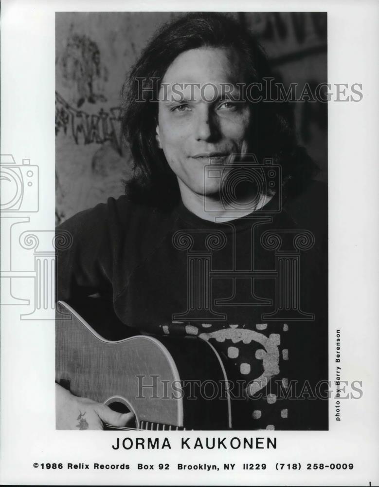 1987 Press Photo Jorma Kaukonen - cvp25899 - Historic Images