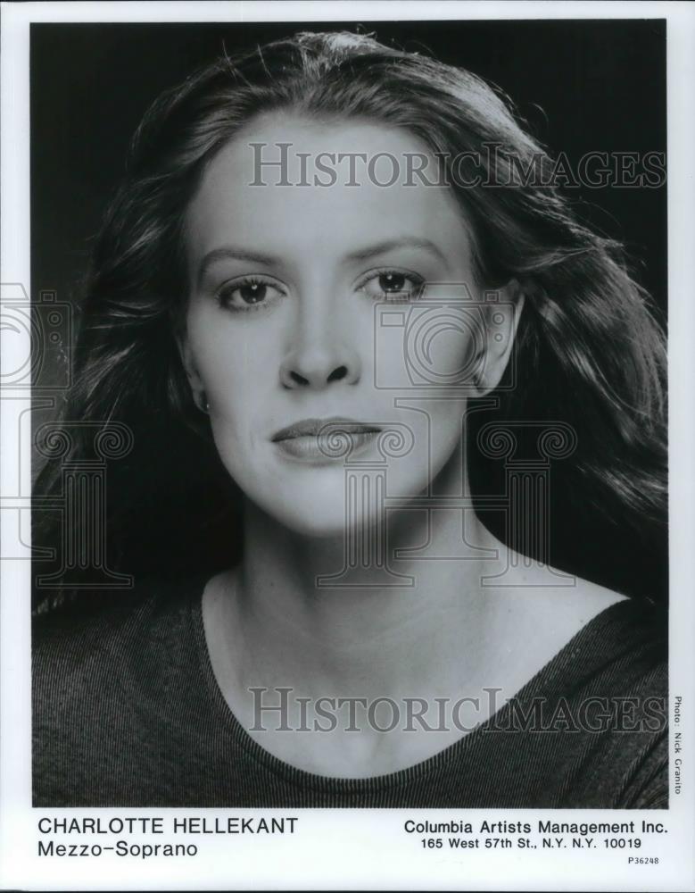 1992 Press Photo Charlotte Hellekant, a Mezzo-Soprano - cvp21858 - Historic Images