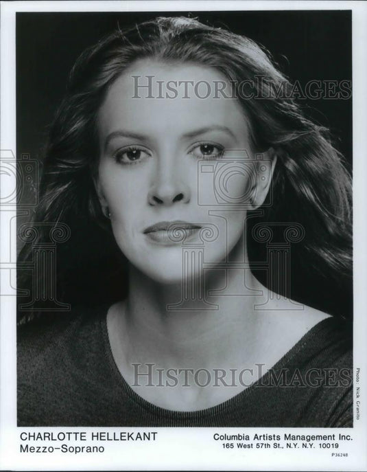 1992 Press Photo Charlotte Hellekant, a Mezzo-Soprano - cvp21858 - Historic Images