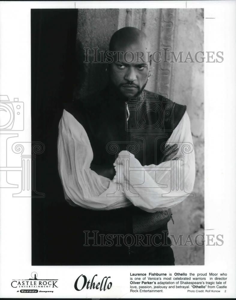 1995 Press Photo Laurence Fishburne stars in title role of Othello - cvp22767 - Historic Images