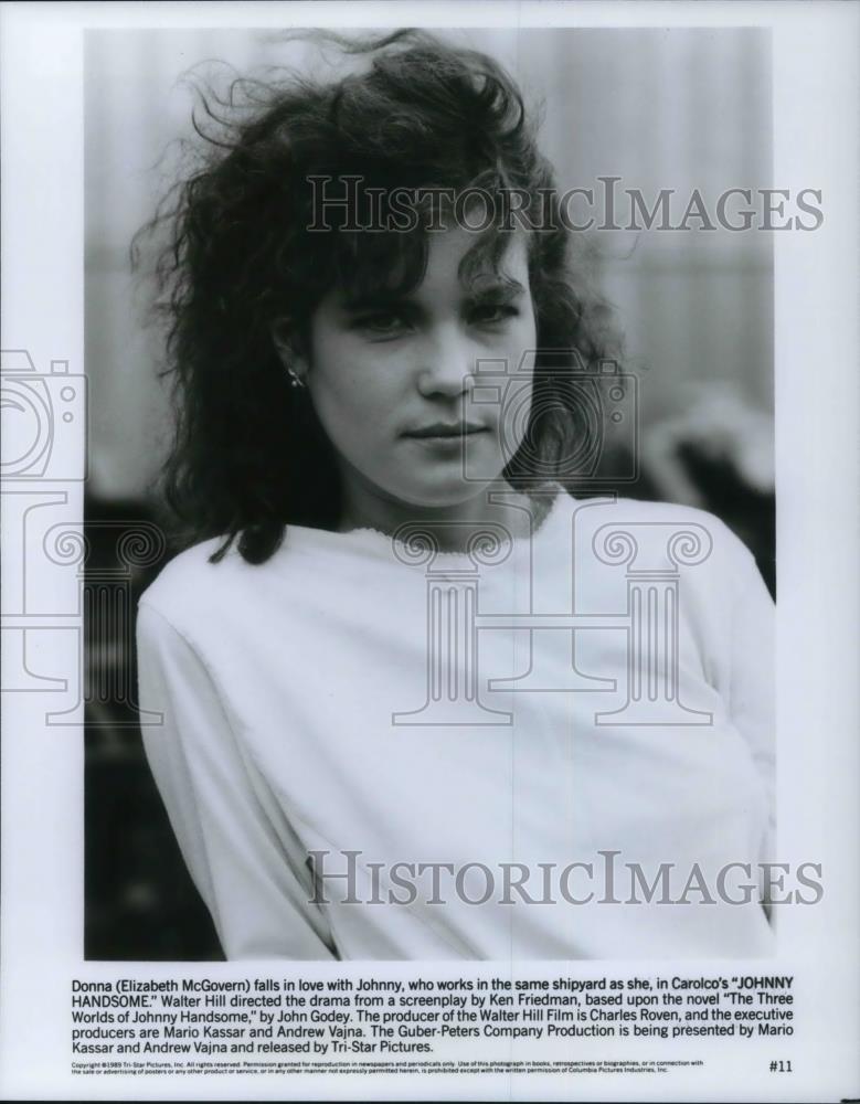 1990 Press Photo Elizabeth McGovern in Johnny Handsome - cvp22371 - Historic Images