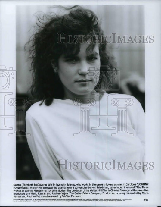 1990 Press Photo Elizabeth McGovern in Johnny Handsome - cvp22371 - Historic Images