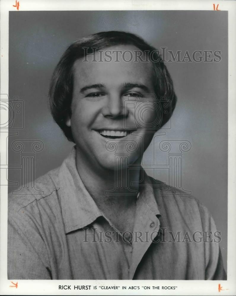 1975 Press Photo Rick Hurst in On the Rocks - cvp25410 - Historic Images