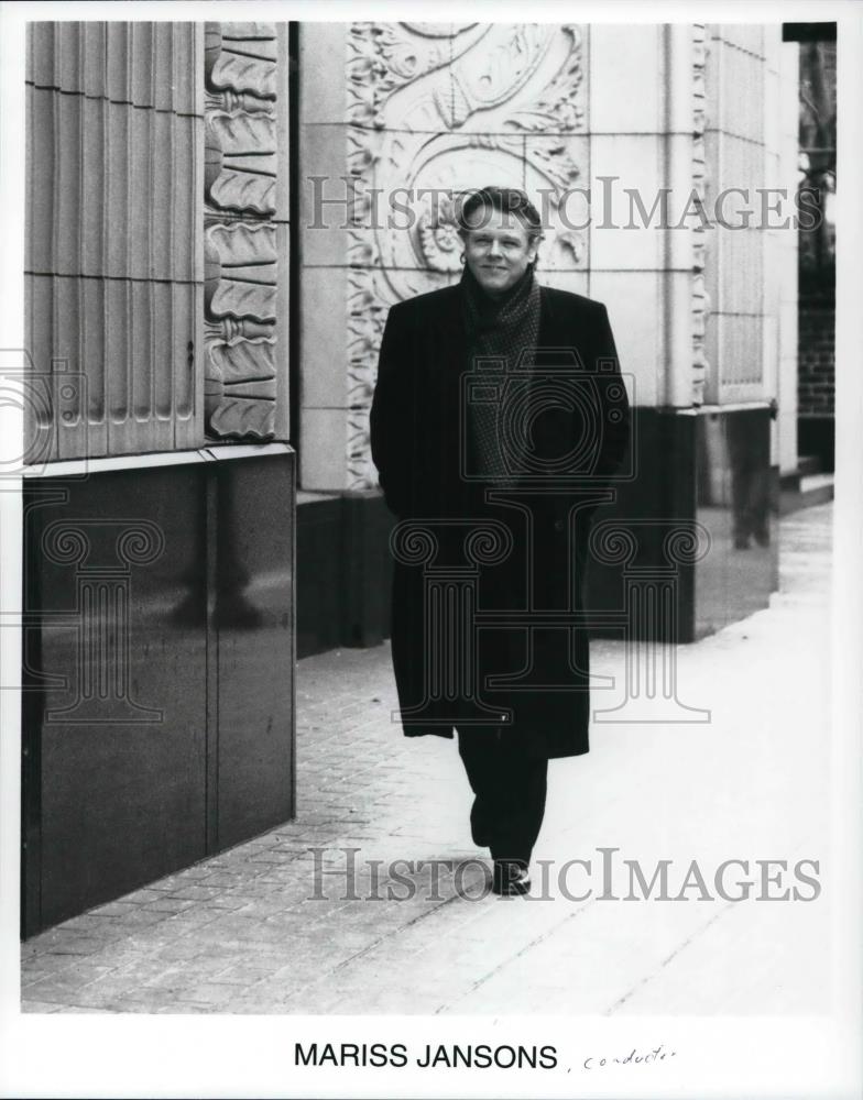 1997 Press Photo Mariss Jansons Latvian Conductor Pittsburgh Symphony Orchestra - Historic Images