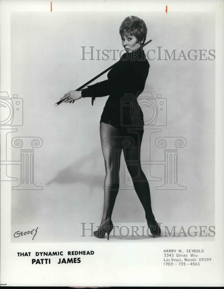 1980 Press Photo Patti James The Dynamic Redhead - cvp24783 - Historic Images
