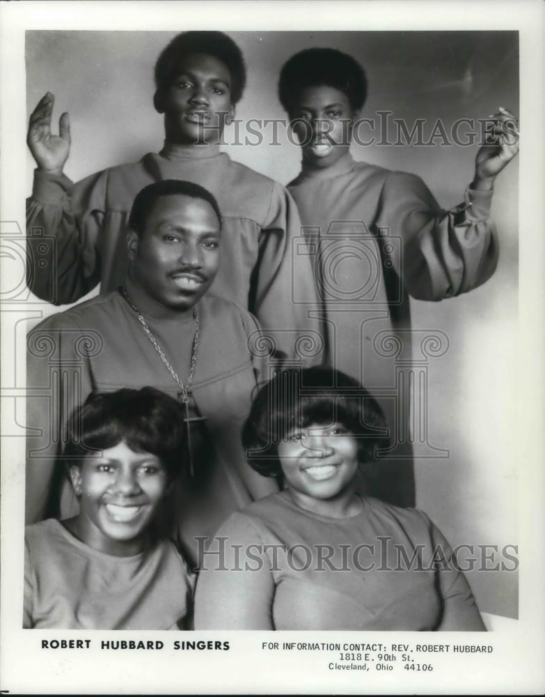 1973 Press Photo Robert Hubbard Singers - cvp23405 - Historic Images