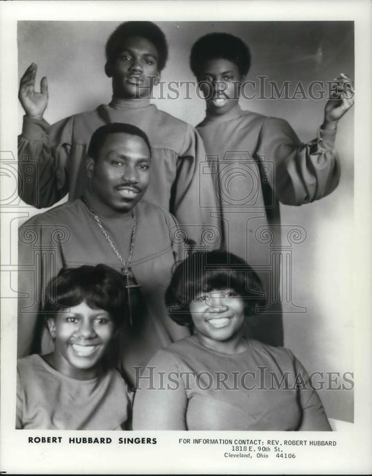 1973 Press Photo Robert Hubbard Singers - cvp23405 - Historic Images