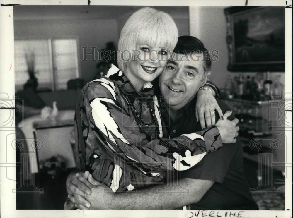 1988 Press Photo Ann Jillian & Husband Sherman Oaks - cvp25158 - Historic Images