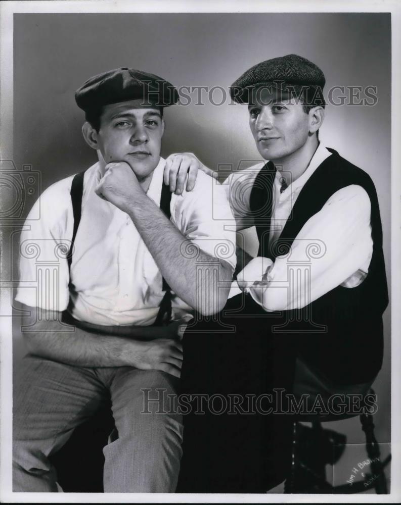 1961 Press Photo John Keck and Robert Glueck - cvp25287 - Historic Images