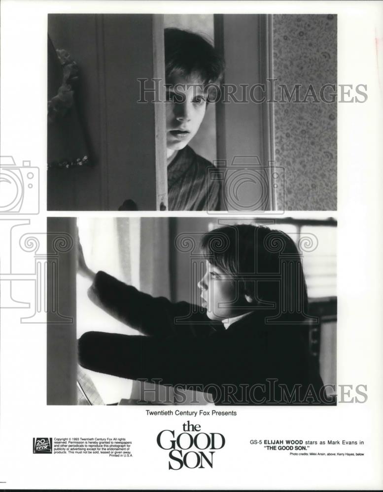 1993 Press Photo Elijah Wood in The Good Son - cvp21374 - Historic Images