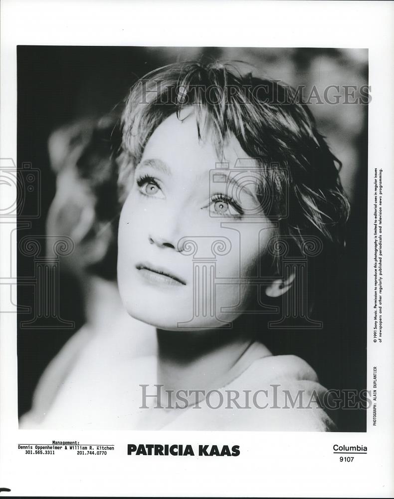 1991 Press Photo Patricia Kaas - cvp26715 - Historic Images