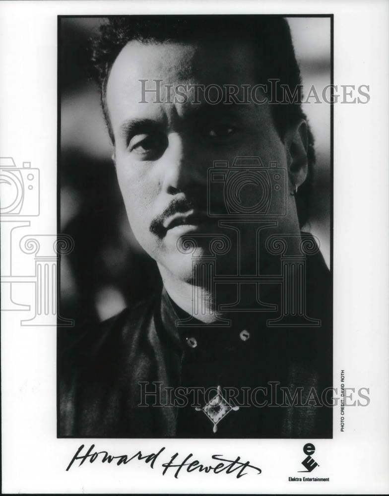 1991 Press Photo Howard Hewett R&amp;B Gospel Jazz Singer and Musician - cvp21130 - Historic Images