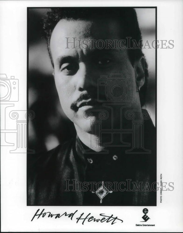 1991 Press Photo Howard Hewett R&B Gospel Jazz Singer and Musician - c ...