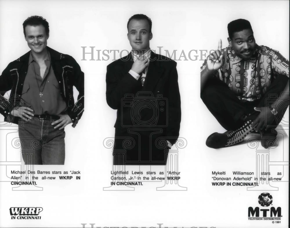 1991 Press Photo Cast of WKRP In Cincinnati - cvp20043 - Historic Images