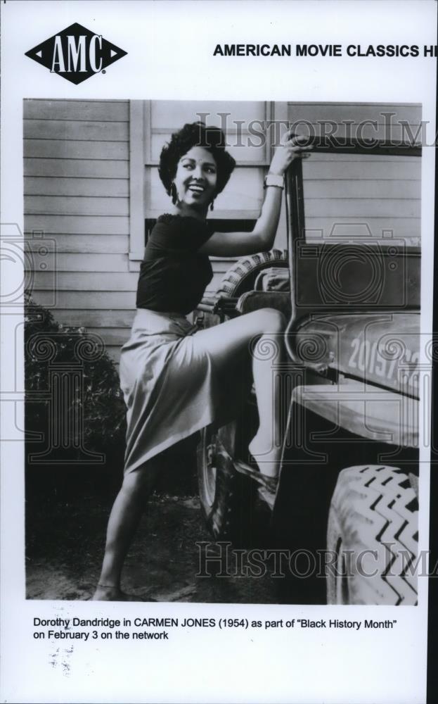 1998 Press Photo Dorothy Dandridge in Carmen Jones - cvp27862 - Historic Images