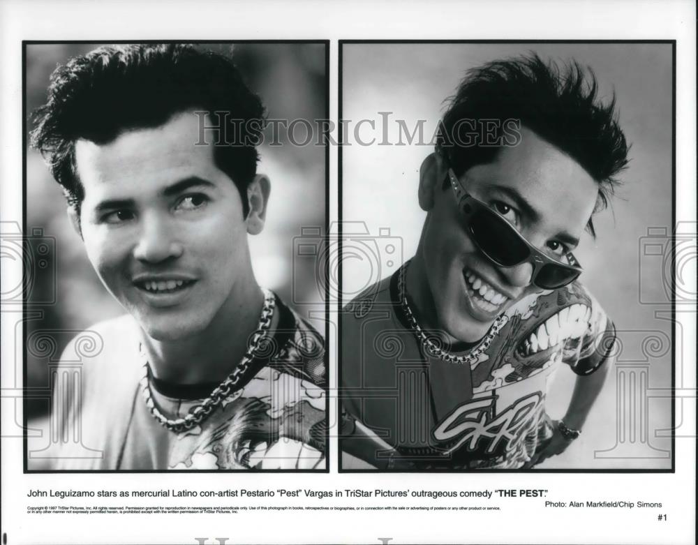 1997 Press Photo JOhn Leguizamo in &quot;The Pest&quot; - cvp23031 - Historic Images