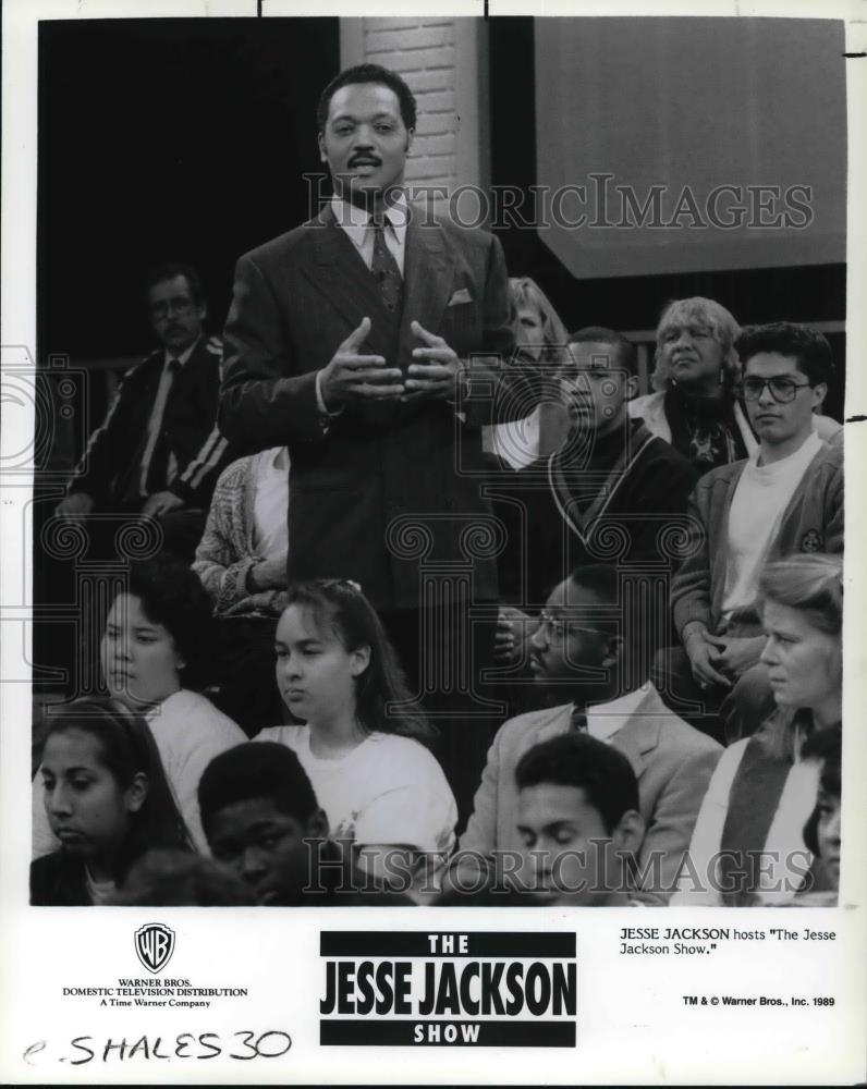 1990 Press Photo Jesse Jackson hosts The Jessie Jackson Show - cvp25227 - Historic Images