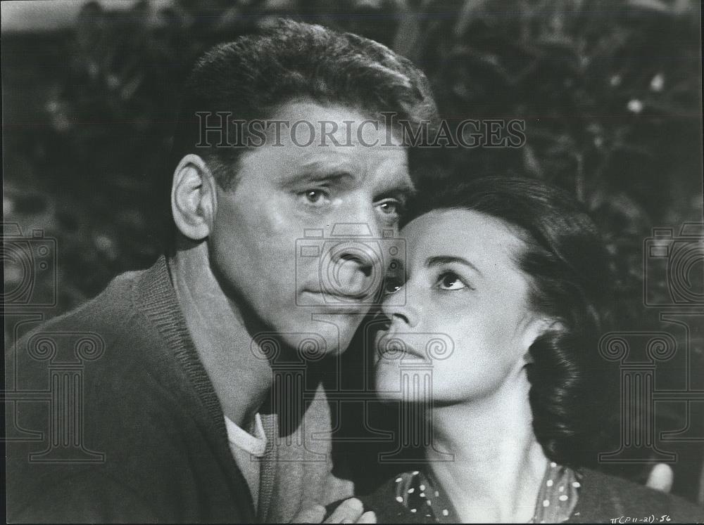 1966 Press Photo Burt Lancaster and Jeanne Woreau in The Train - cvp26078 - Historic Images