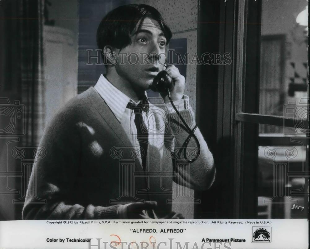 1974 Press Photo Dustin Hoffman in Alfredo Alfredo - cvp23882 - Historic Images