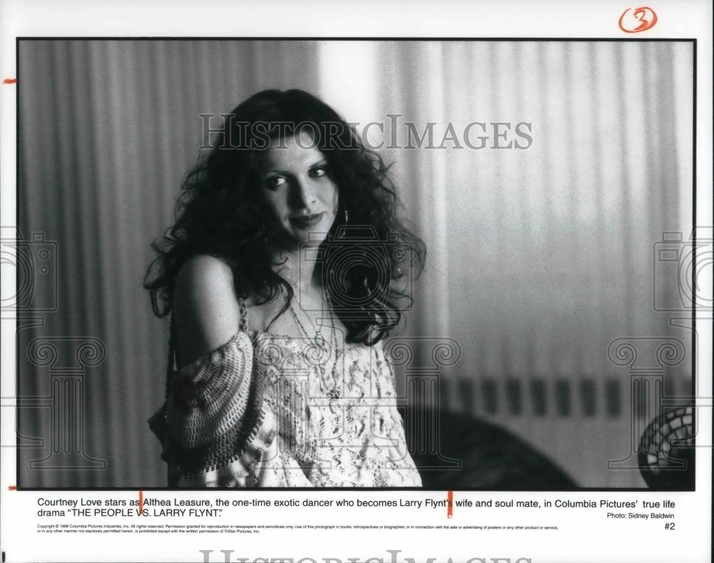 1996 Press Photo Courtney Love in The People vs. Larry Flynt - cvp22536 - Historic Images