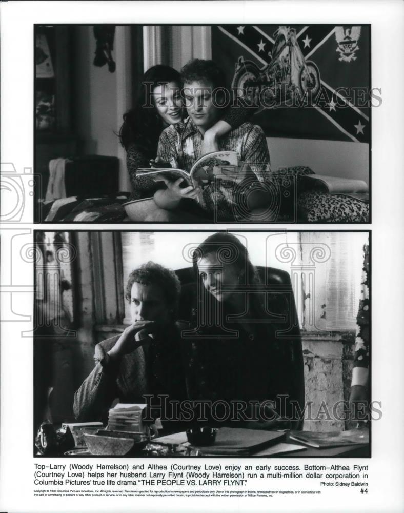 Press Photo Woody Harrelson as he stars in The People Vs. Larry Flynt - Historic Images