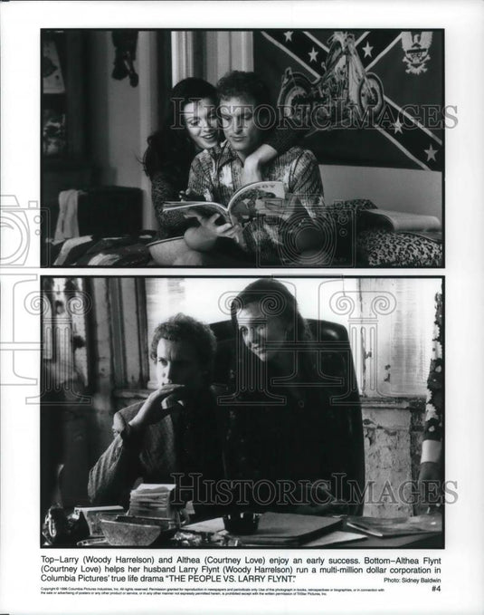 Press Photo Woody Harrelson as he stars in The People Vs. Larry Flynt - Historic Images