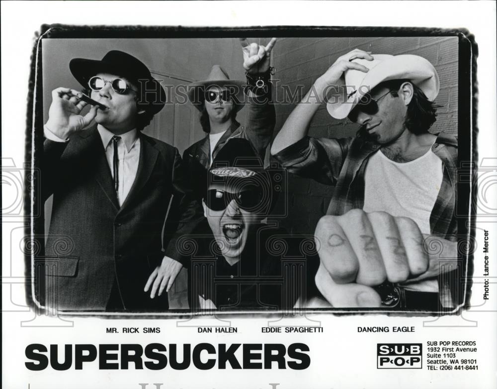 1999 Press Photo Musical group &quot;Supersuckers&quot; - cvp28179 - Historic Images