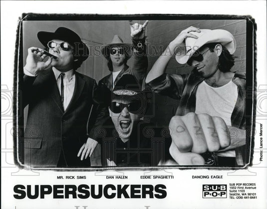 1999 Press Photo Musical group "Supersuckers" - cvp28179 - Historic Images