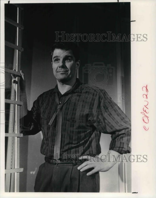 1959 Press Photo Arthur Strimling in In The Traffic of Targeted City - cvp21809 - Historic Images