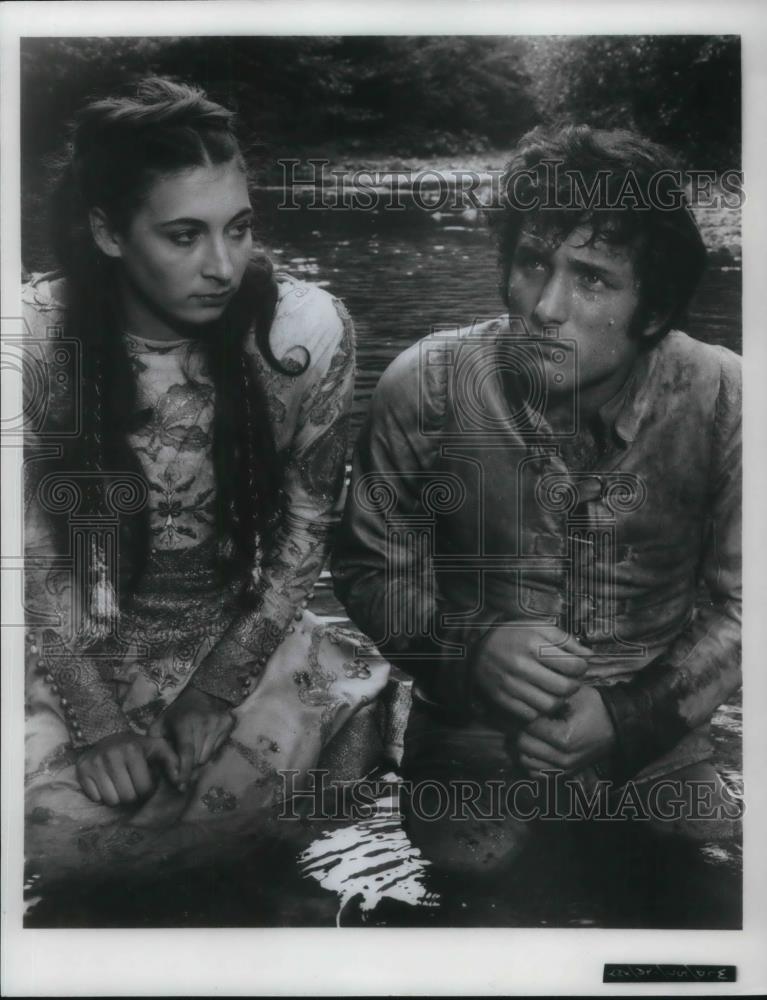 1970 Press Photo Anjelica Huston in "A Walk With Love and Death" - cvp24236 - Historic Images
