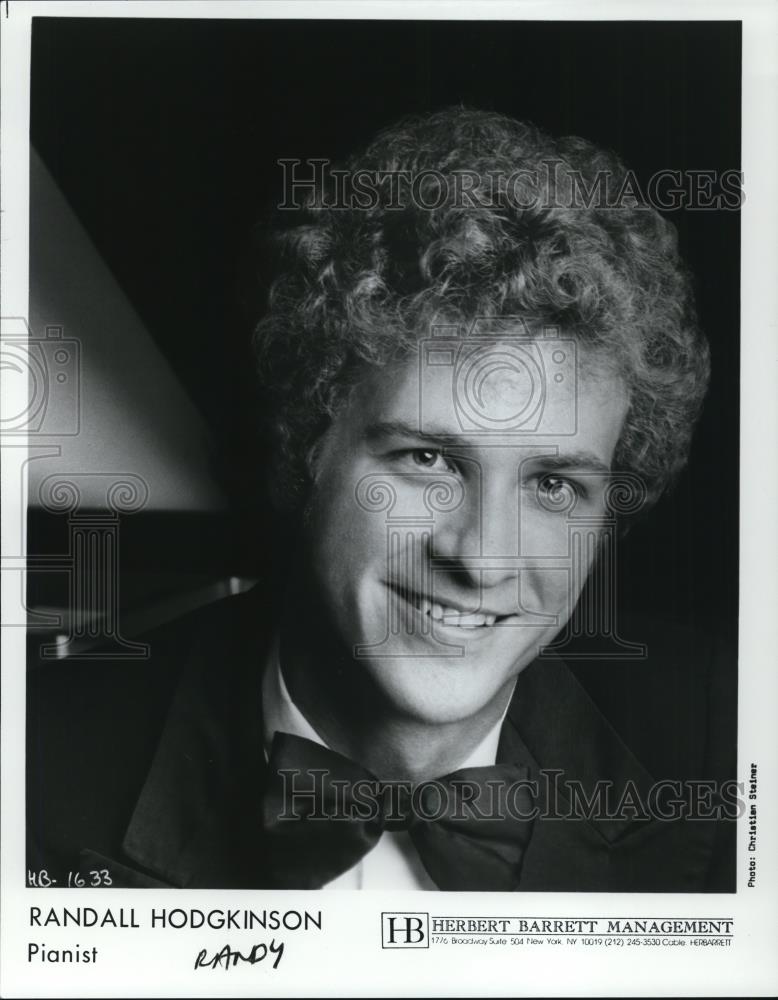 1987 Press Photo Randall Hodgkinson Pianist - cvp27163 - Historic Images