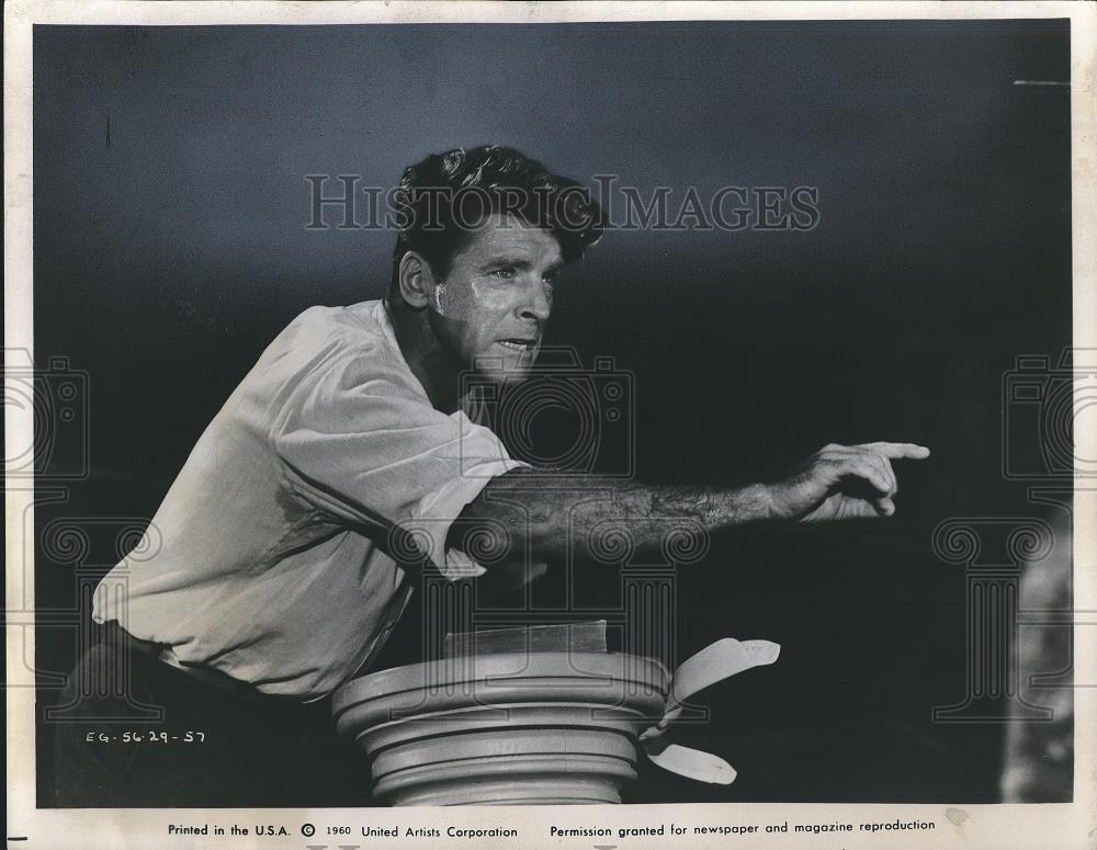 1960 Press Photo Burt Lancaster - 47 - cvp26075 - Historic Images