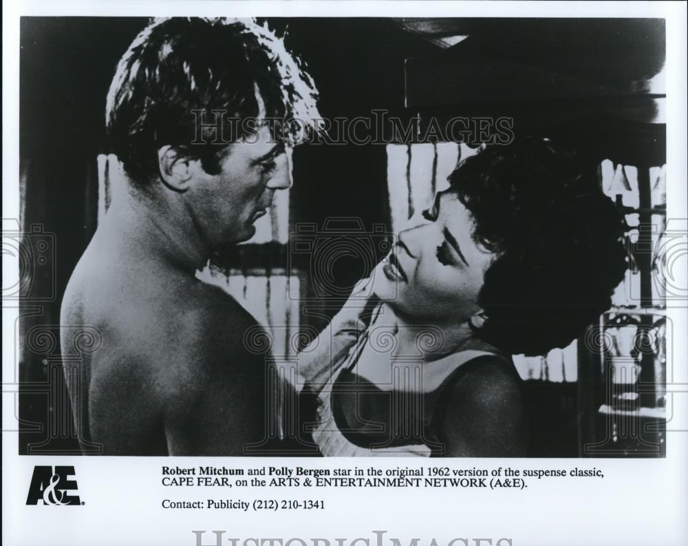 1992 Press Photo Robert Mitchum and Polly Bergen in Cape Fear - cvp27605 - Historic Images